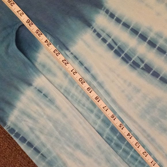 🆕️ 🌊Boston Proper🌊 - Blue Tie Dye Capri Maxi Dress - Picture 15 of 15